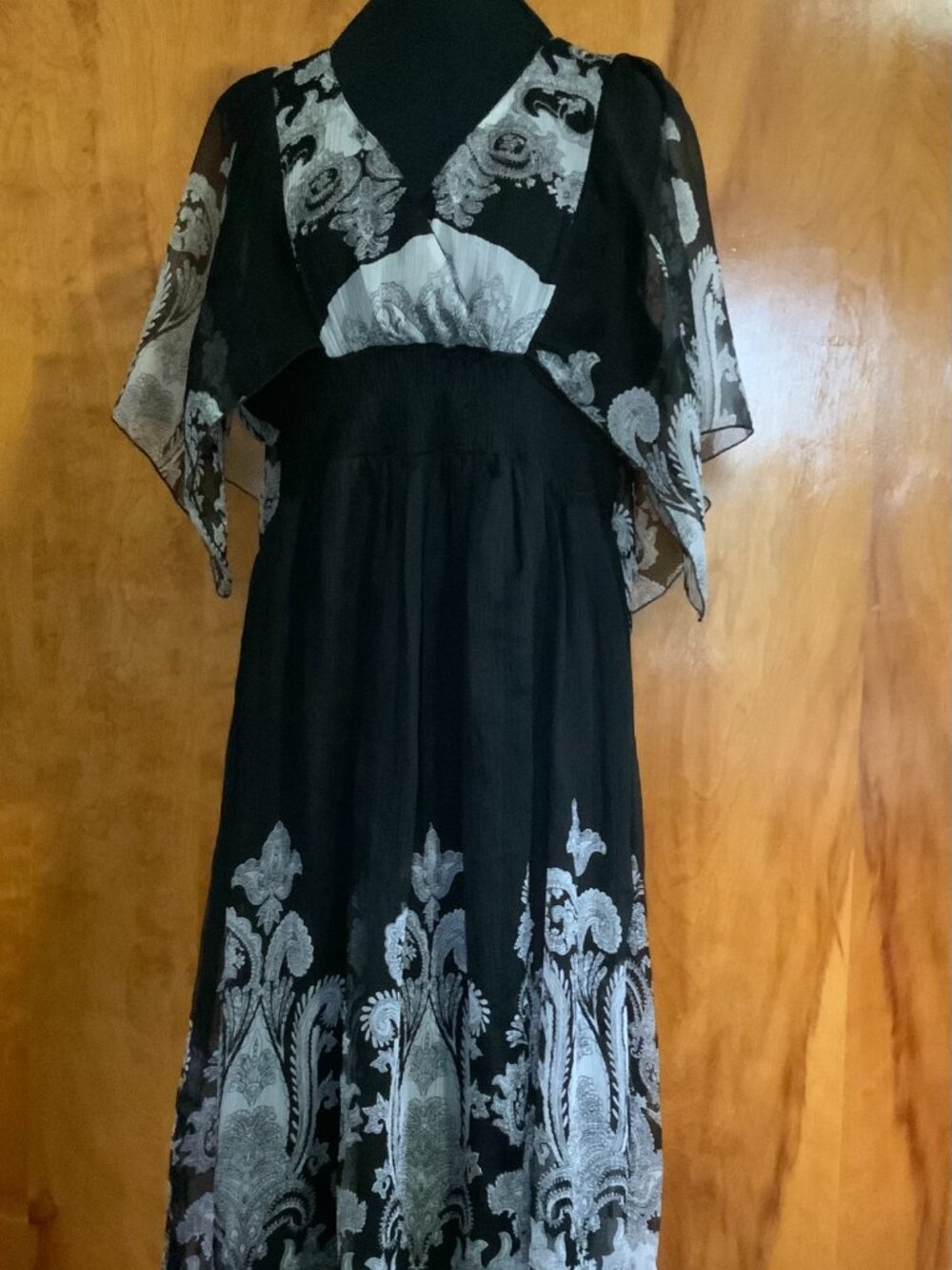 Magic Women’s Black & White Maxi Dress